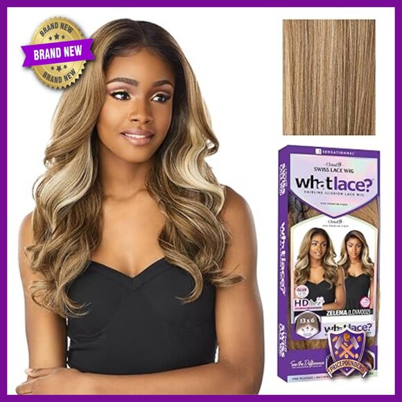13x6 Glueless Synthetic Lace Front Wig with Pre-Plucked Hairline main image 6